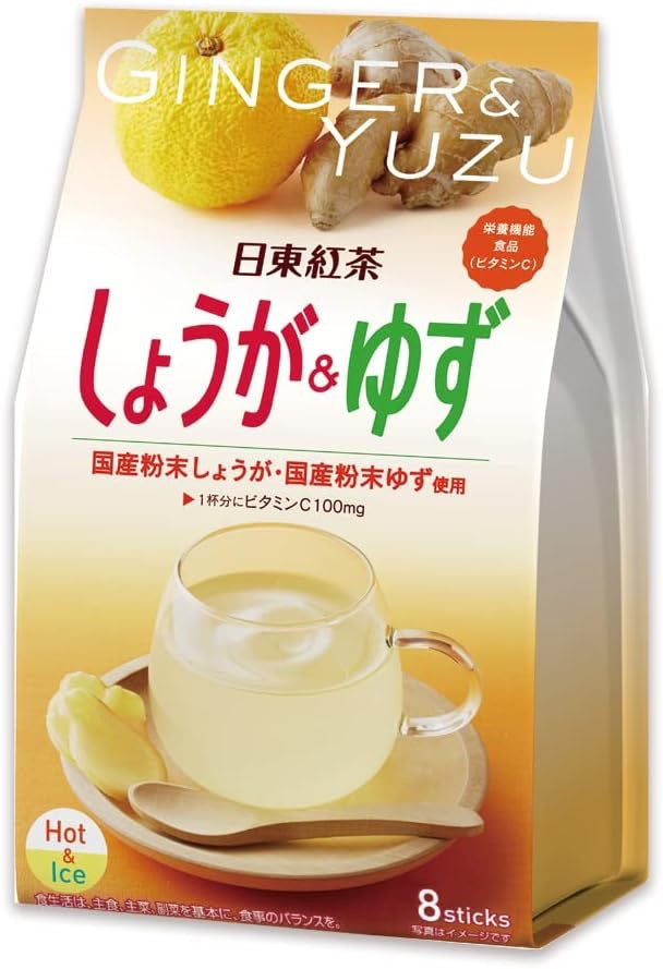 日东红茶生姜柚子茶8包入
