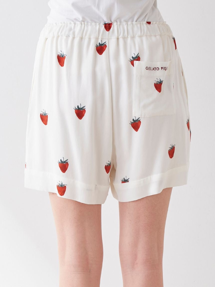GELATO PIQUE舒适草莓家居服套装 长裤/短裤套装