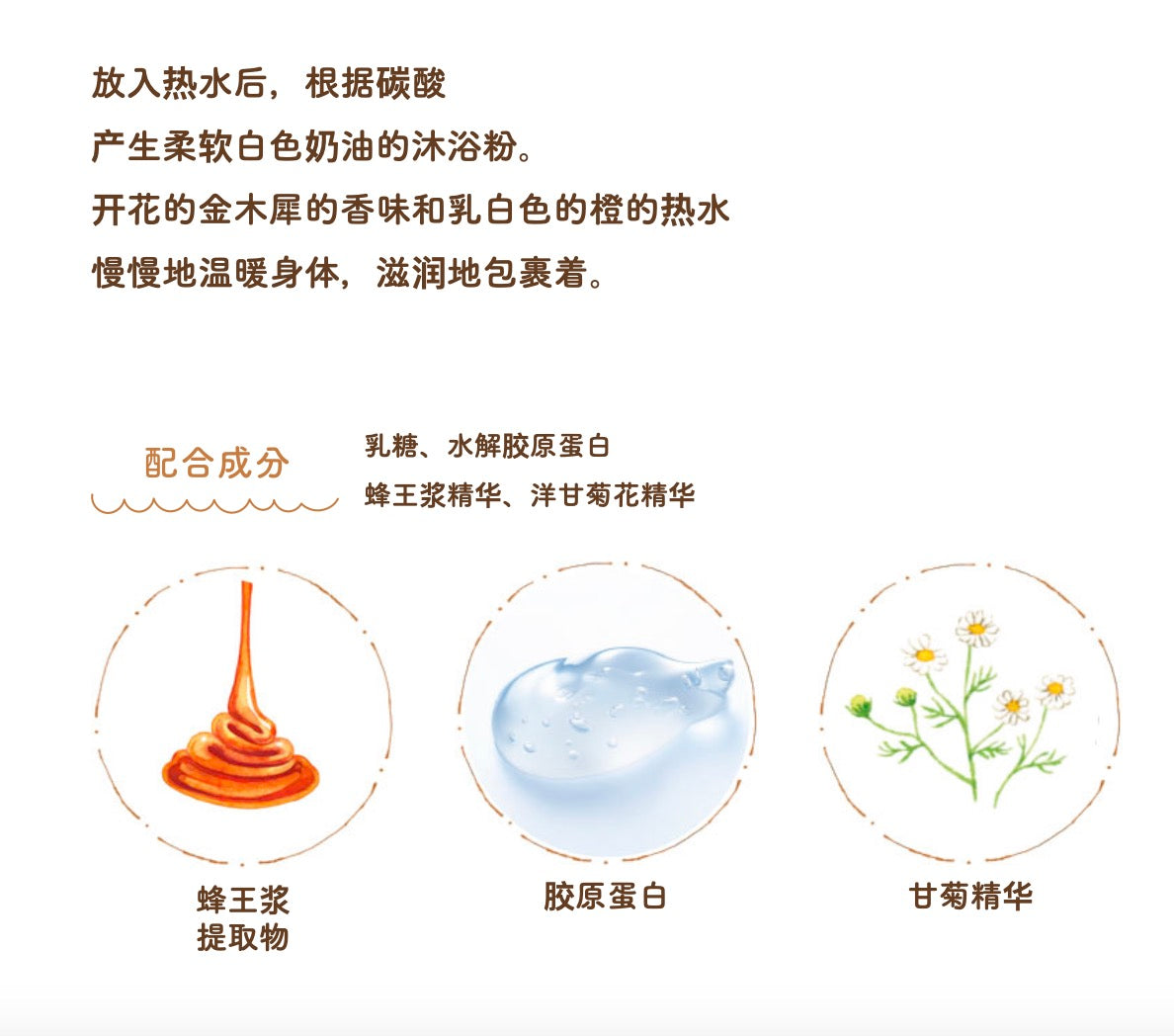 VECUA Honey WONDER Honey桂花限定牛奶浴泡澡粉30g