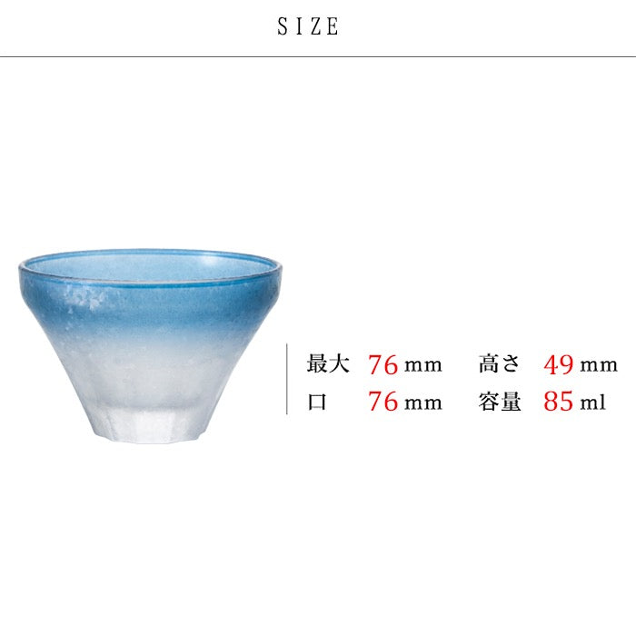 日本石塚硝子富士山杯清酒杯