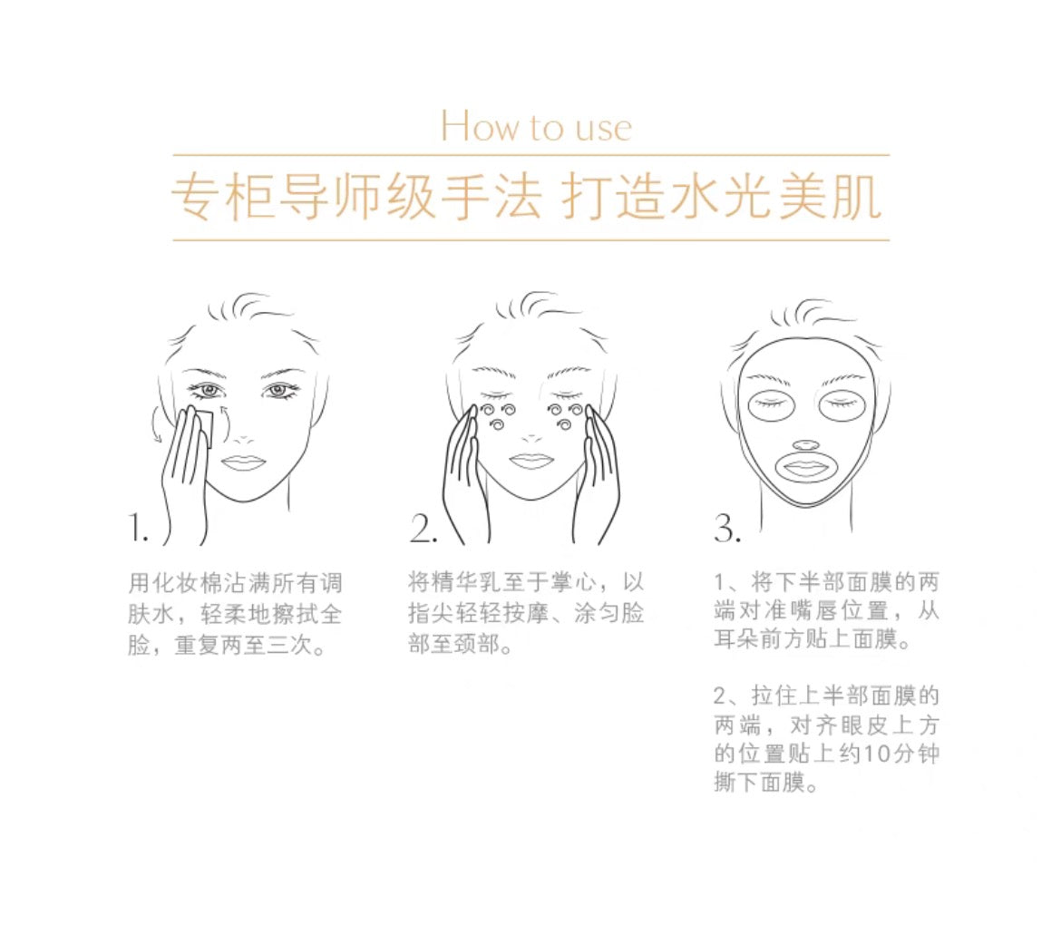 CLE DE PEAU BEAUTE CPB三部曲面膜 6片装