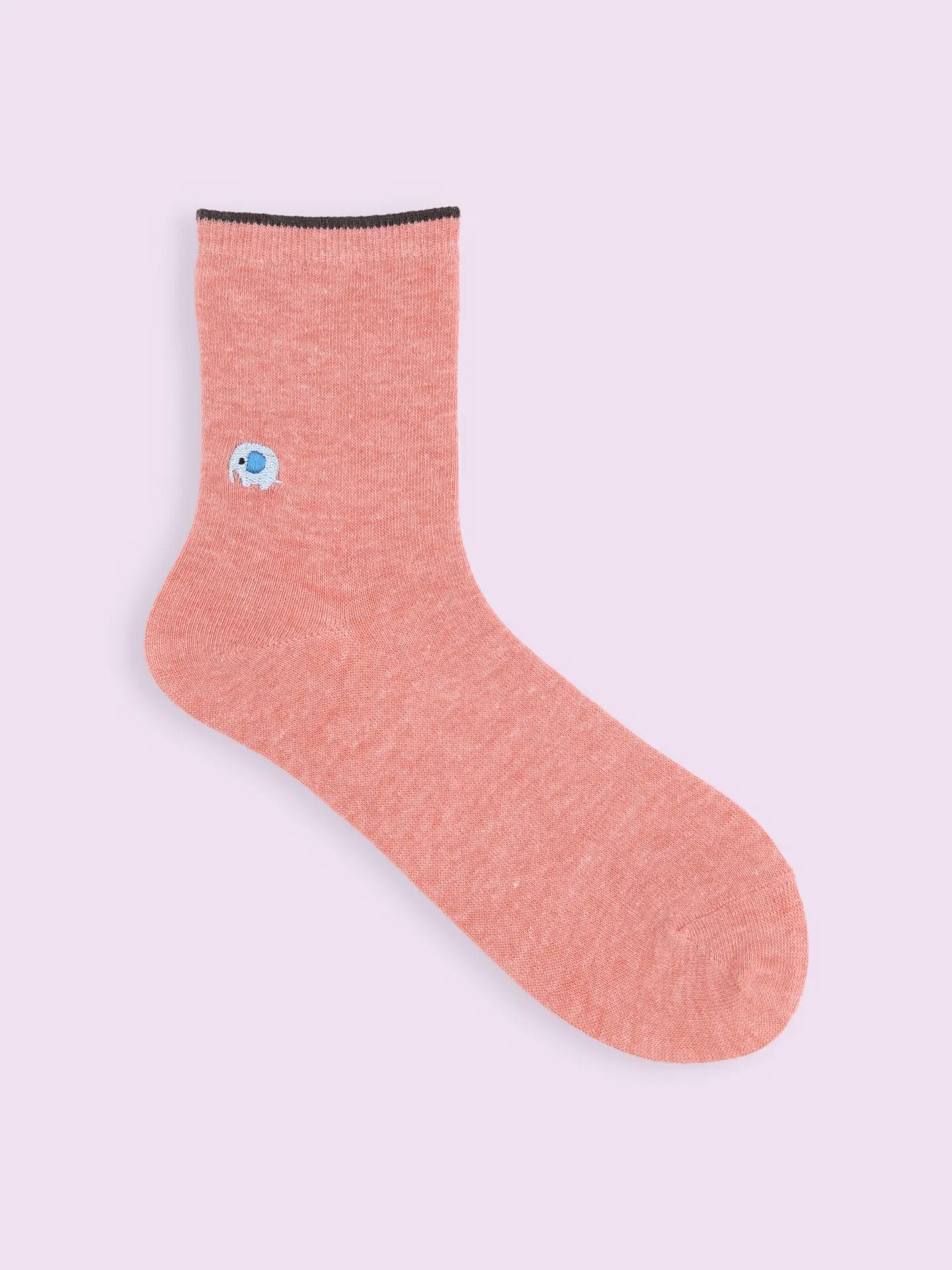靴下屋Tabio小动物图案刺绣舒适短筒袜 11色选