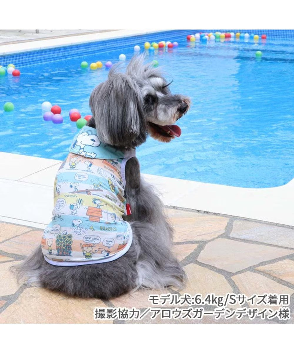 PET PARADISE SNOOPY夏令时冷感接触附冰袋口袋狗狗衣服 小型犬/中型犬