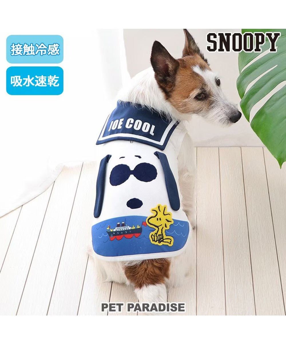 PET PARADISE SNOOPY冷感接触附冰袋口袋狗狗水手服 小型犬/中型犬/大型犬