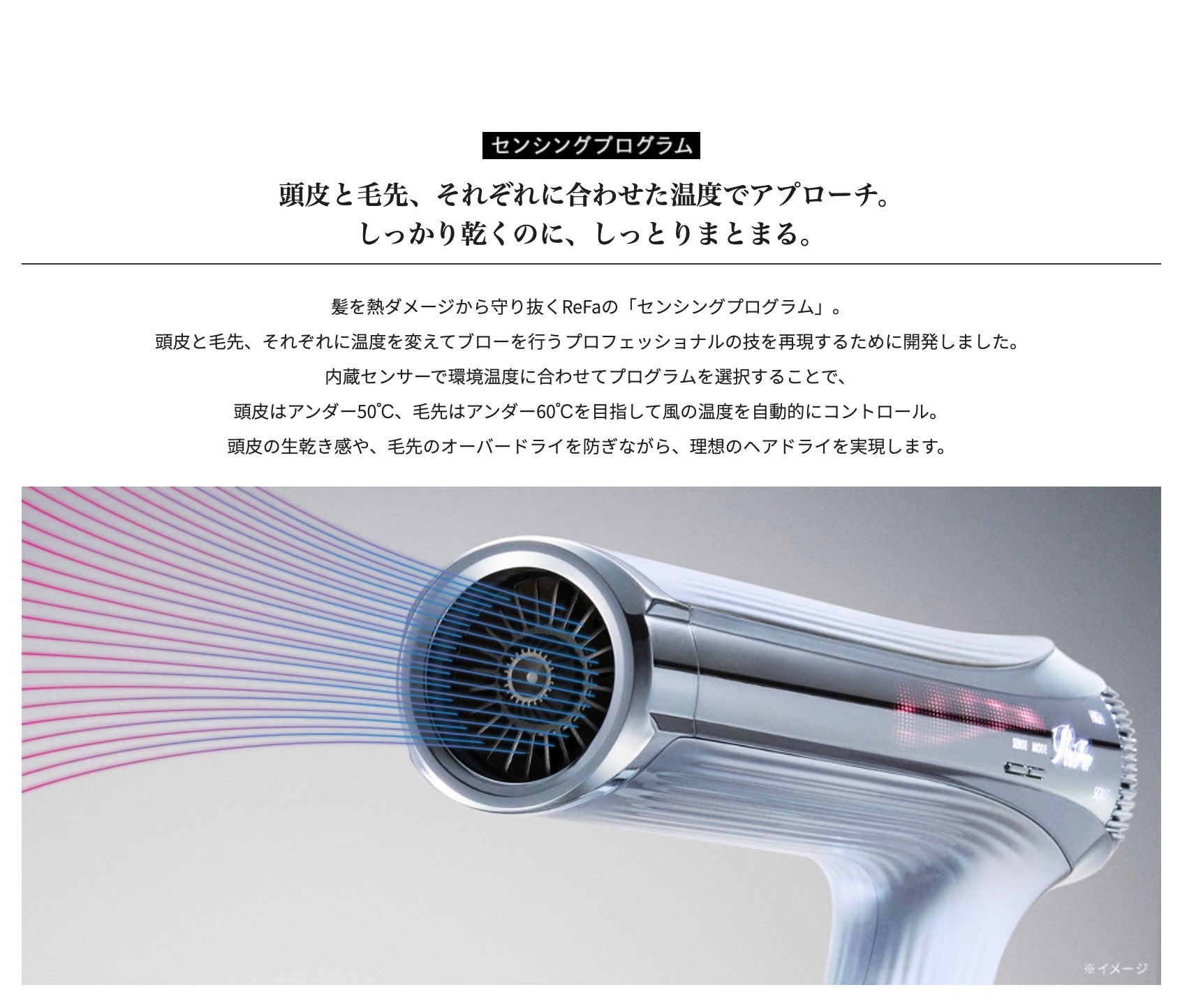 ReFa最新款负离子吹风机BEAUTECH DRYER SMART W