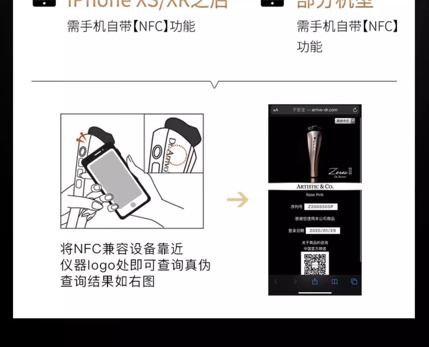 【限时抢购】ARTISTIC&Co. Dr.Arrivo ZeusII 宙斯2代美容仪送价值近7万6千日元赠品