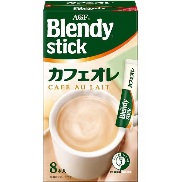 AGF BLENDY STICK速溶牛奶咖啡8支装