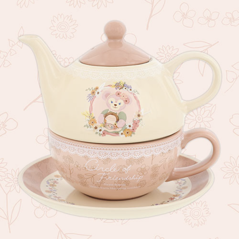 东京迪士尼2023春日限定茶壶杯子套装