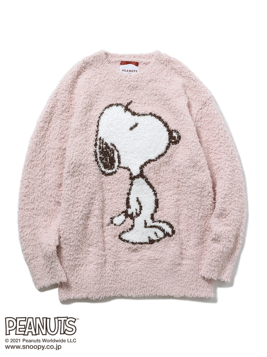 Gelato Pique x Peanuts圣诞限定软绵绵大Snoopy家居服 上衣+短裤套装 粉色