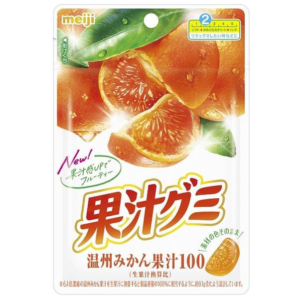 明治果汁软糖橘子味54g