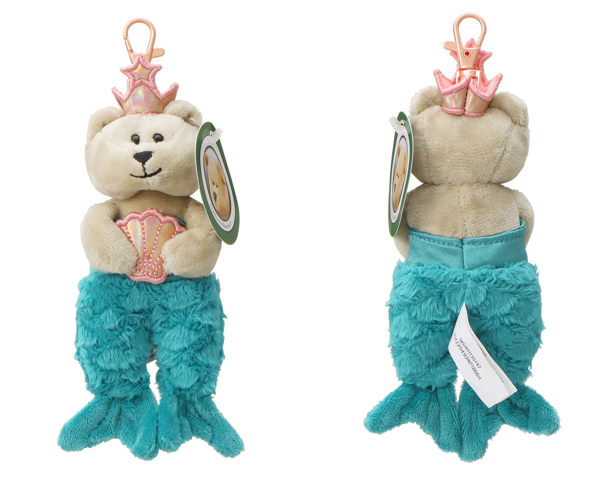 星巴克STARBUCKS日本周年限定人鱼熊挂件