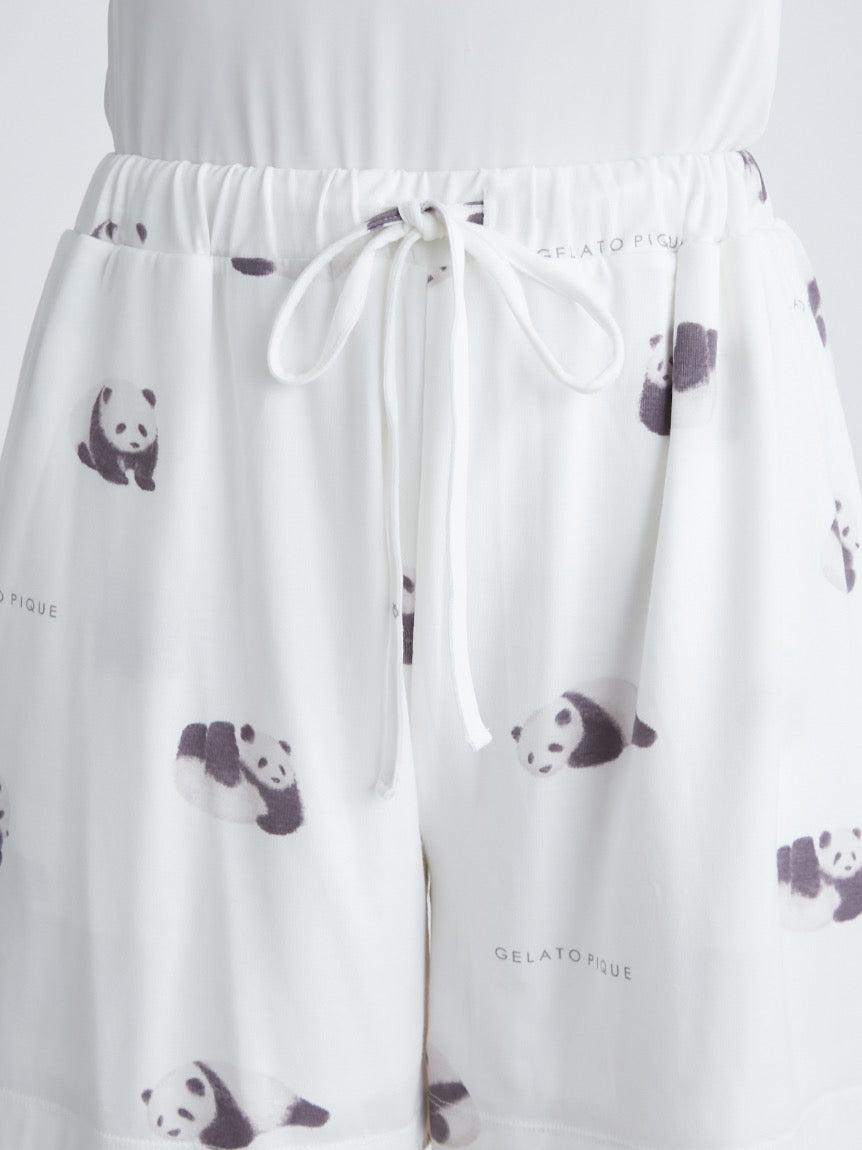 GELATO PIQUE熊猫短袖短裤套装