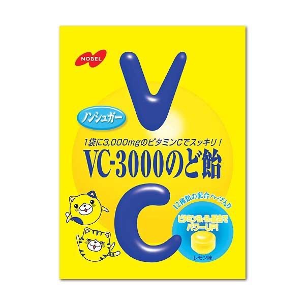 NOBEL VC3000柠檬味维生素C喉糖90g
