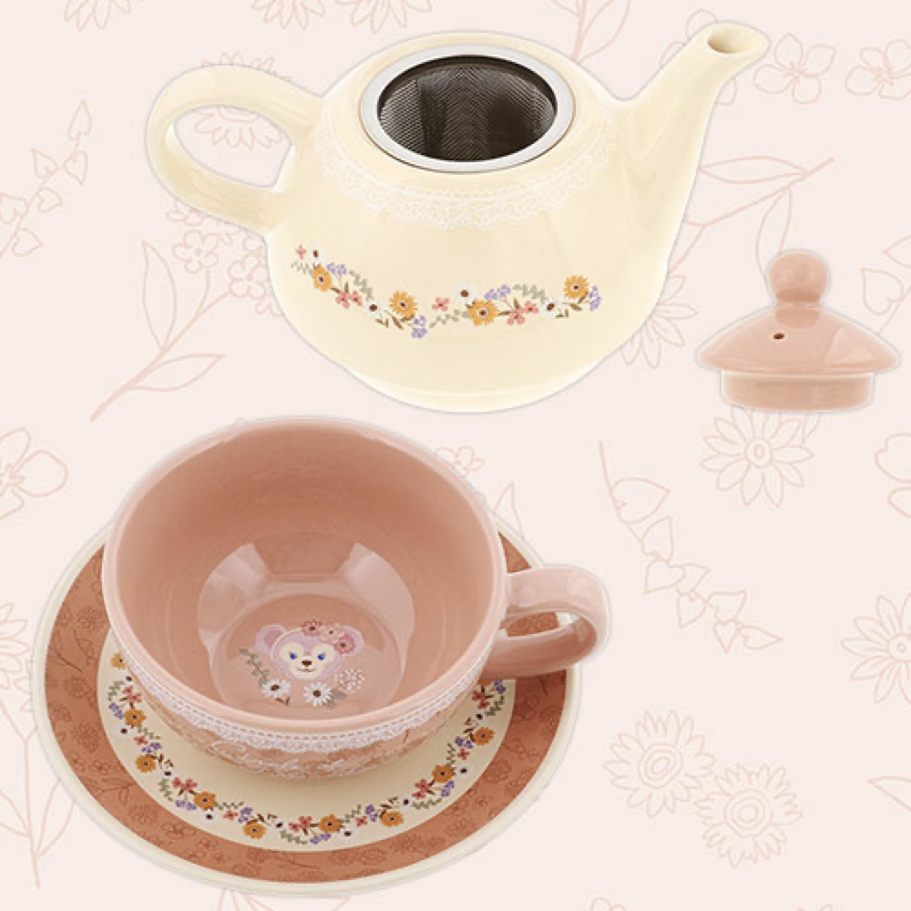 东京迪士尼2023春日限定茶壶杯子套装